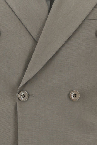 Koyu Vizon 7 Drop Slim Fit Dar Kesim Pamuklu Lyocell Kruvaze Takım Elbise