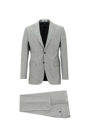 Orta Gri 7 Drop Slim Fit Dar Kesim Takım Elbise