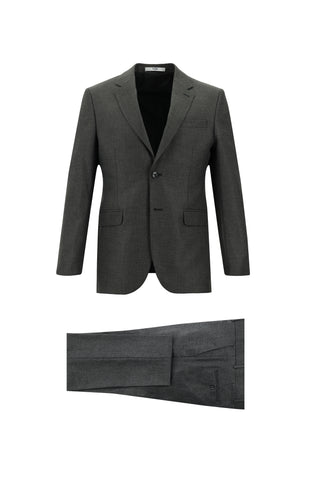 Orta Antrasit 7 Drop Slim Fit Dar Kesim Takım Elbise
