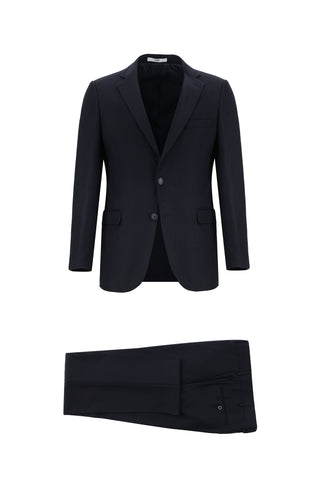 Koyu Lacivert 6 Drop Regular Fit Standart Kesim Takım Elbise