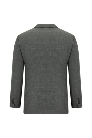 Açık Füme 7 Drop Super Slim Fit Eksra Dar Kesim Kombinli Yelekli Takım Elbise