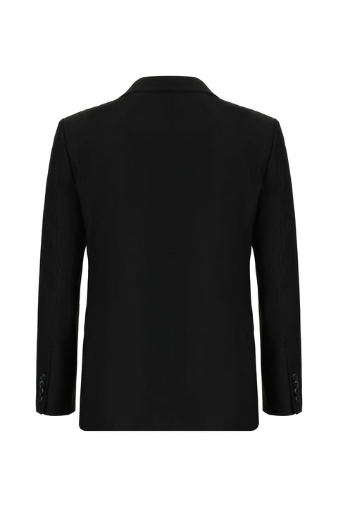 Black 6-Drop Regular Fit Standard Cut Suit