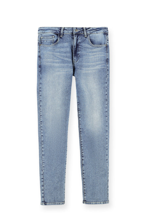Dark Navy Slim Fit Stretch Denim Pants