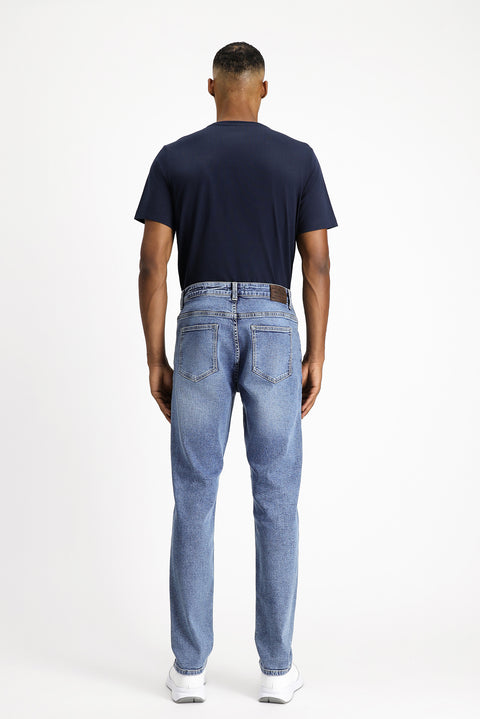 Dark Navy Slim Fit Stretch Denim Pants