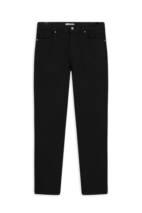 Black Slim Fit Skinny Stretch Five-Pocket Denim Jeans