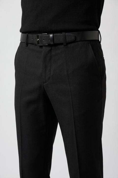 Koyu Füme 6 Drop Regular Fit Standart Kesim Yünlü Klasik Kumaş Pantolon