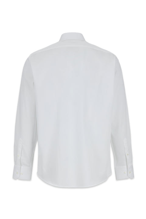 Beyaz Uzun Kol Regular Fit Non Iron Ütü Gerektirmeyen %100 Pamuk Klasik Gömlek