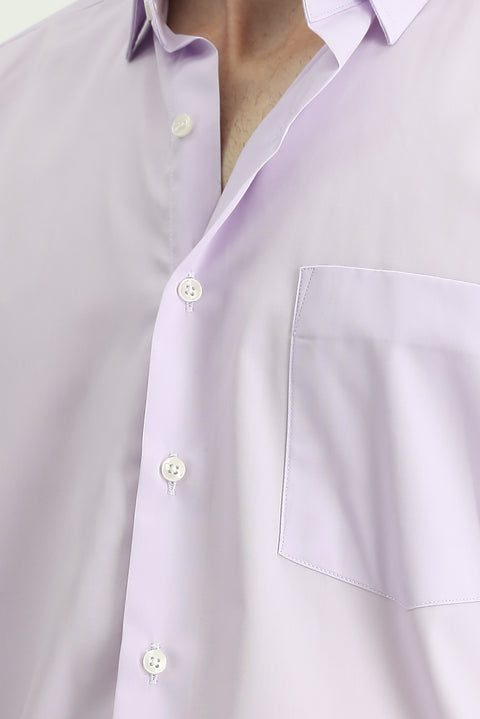 Dusty Pink Long-Sleeve Classic Cotton Bamboo Shirt