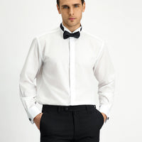 White Wing Collar Classic Cotton Shirt