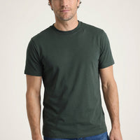 Dark Anthracite Crew Neck Slim Fit 100% Cotton T-shirt