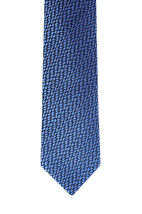Blue Patterned Tie