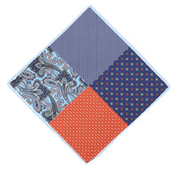 Blue Patterned Handkerchief