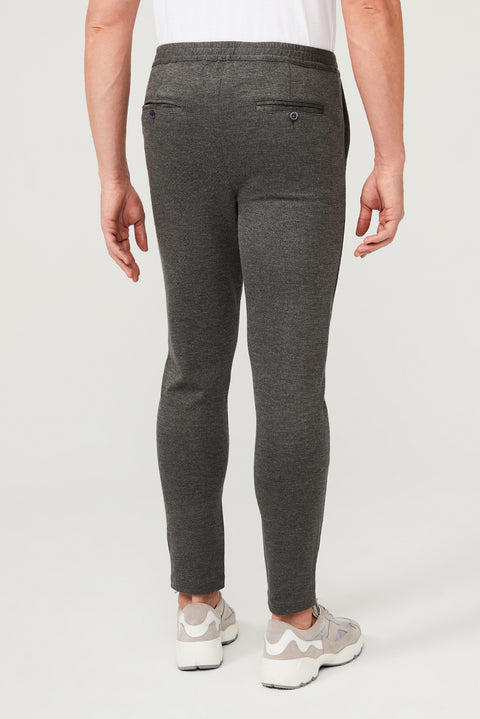 Medium Gray Slim Fit Narrow Cut Jogger Pants