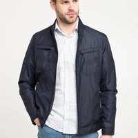 Medium Navy Slim Fit Narrow Cut Seasonal Sport Jacket
