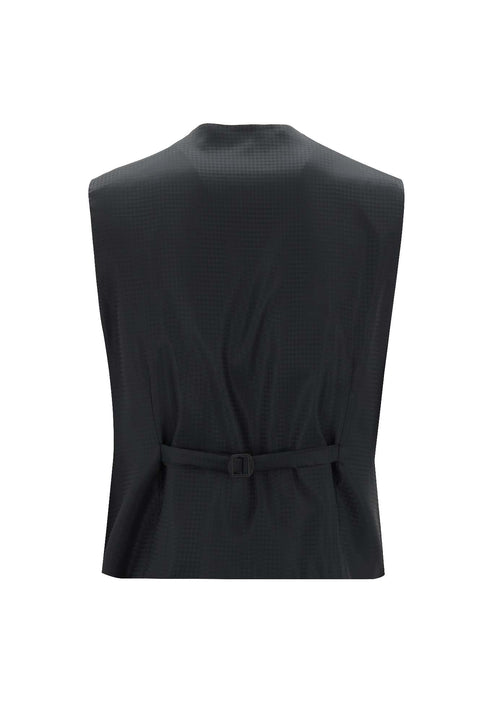 Black 7 Drop Slim Fit Narrow Cut Shawl Collar Vest Tuxedo & Groom Suit
