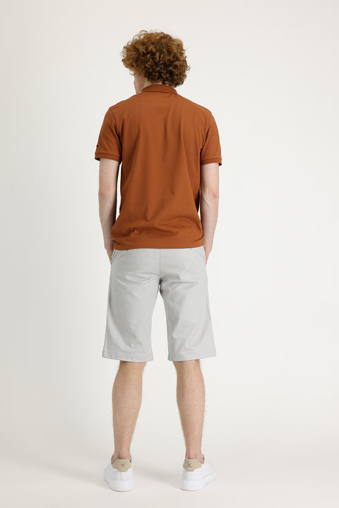 Kum Slim Fit Dar Kesim Bermuda Şort