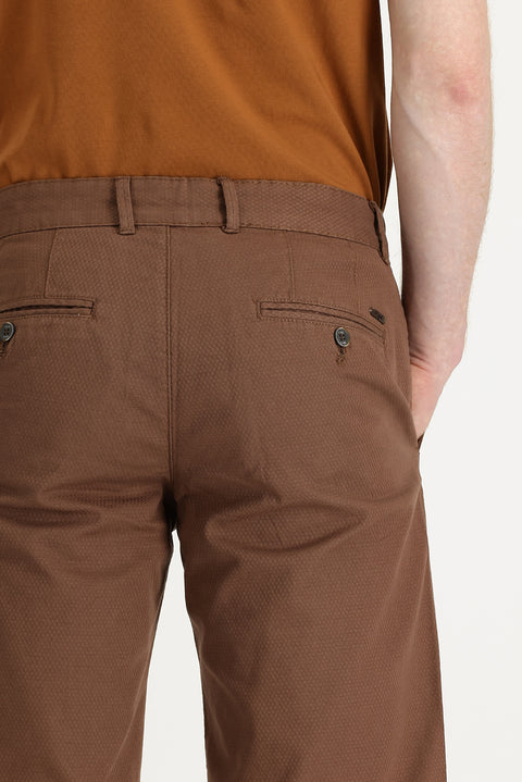 Tarçın Slim Fit Dar Kesim Pamuklu Bermuda Şort