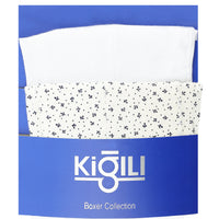 White Patterned Boxer Briefs - 2 Pack