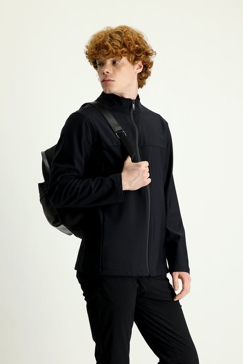 Black Seasonal Techno-Line Sport Jacket
