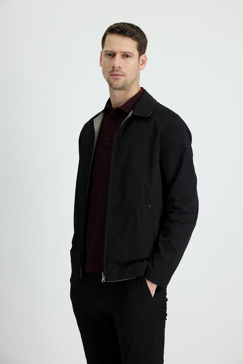 Black Seasonal Reversible Sport Jacket