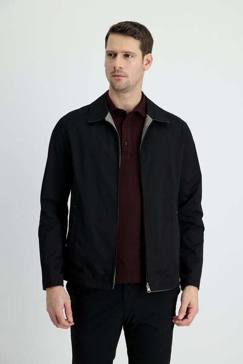 Black Seasonal Reversible Sport Jacket
