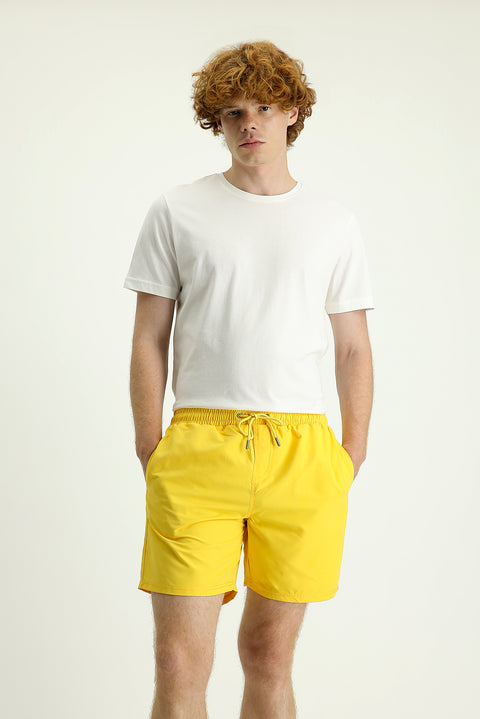 Dark Yellow Swim Shorts