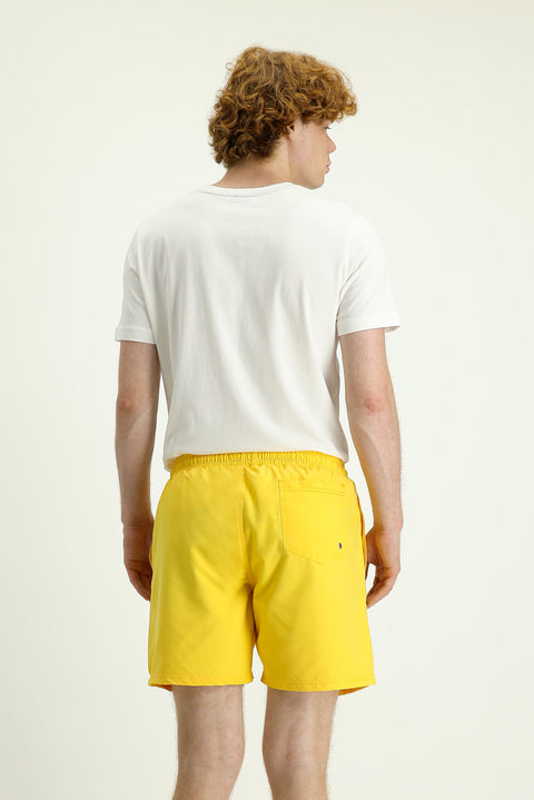 Dark Yellow Swim Shorts