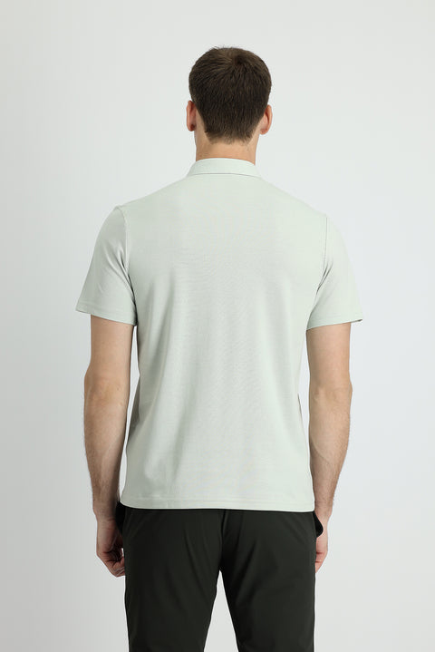 Taş Polo Yaka Regular Fit Pamuk Tişört