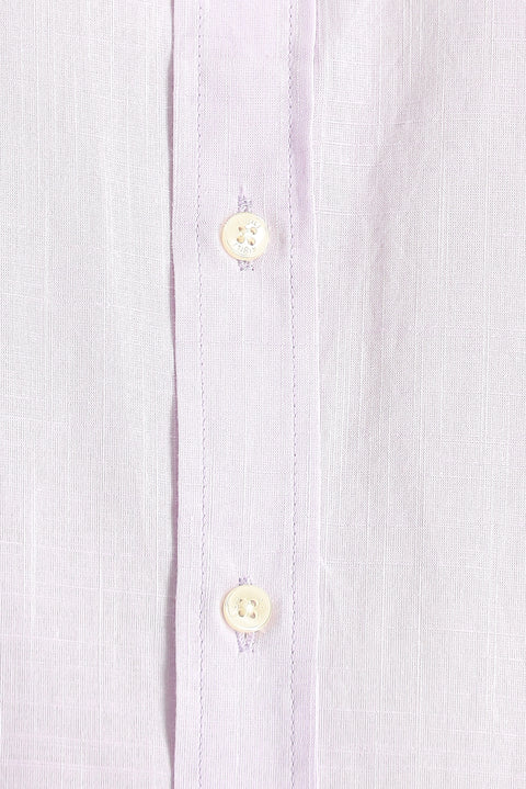 Dusty Pink Long Sleeve Regular Fit Sport Cotton Shirt