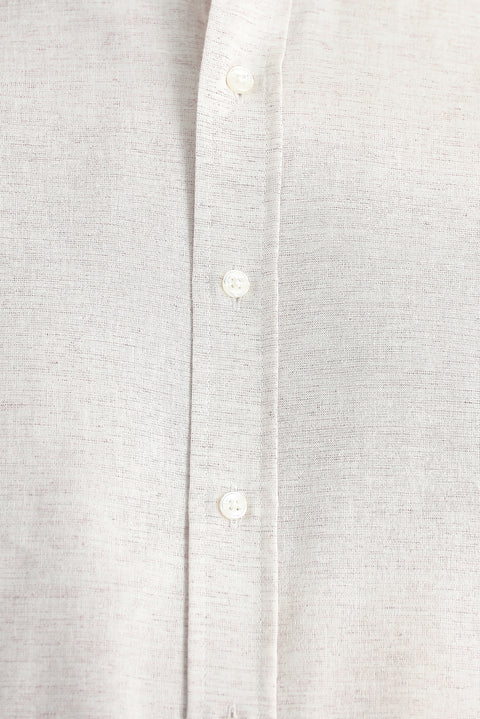 Plum Long Sleeve Regular Fit Patterned Sporty Cotton Button-Down Collar Shirt