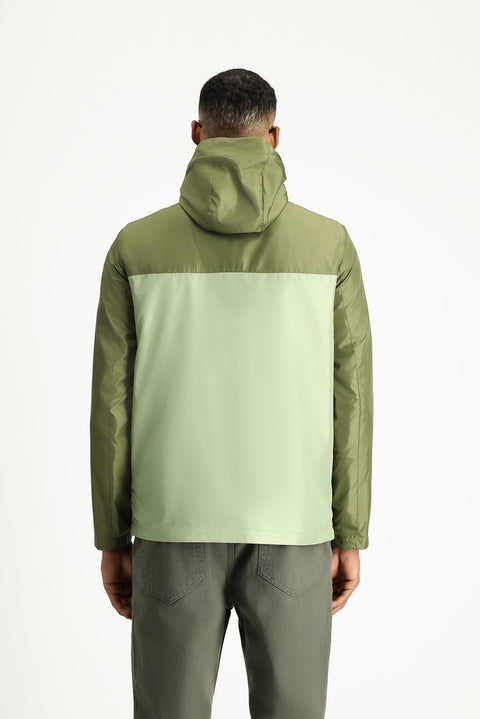 Medium Khaki Seasonal Hooded Sport Jacket