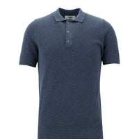Havacı Mavi Polo Yaka Slim Fit Dar Kesim Pamuk Tişört