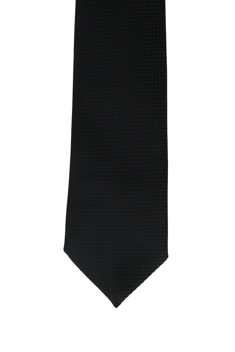 Black Patterned Tie