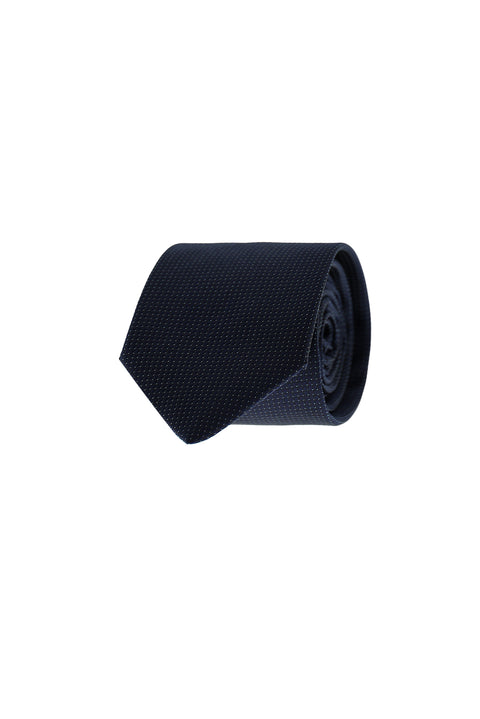 Dark Navy Patterned Tie