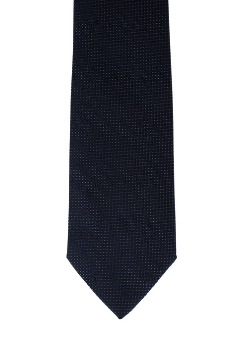 Dark Navy Patterned Tie