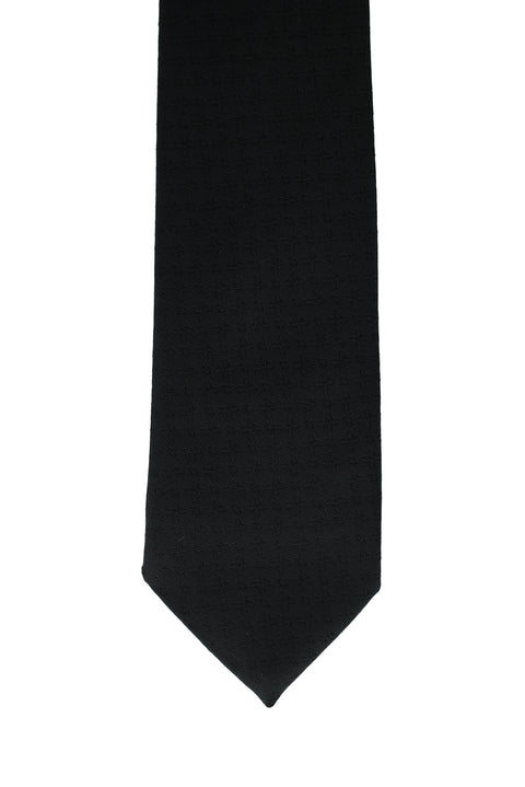 Black Patterned Tie