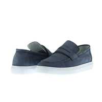Indigo Casual Loafer Nubuck Leather Shoes