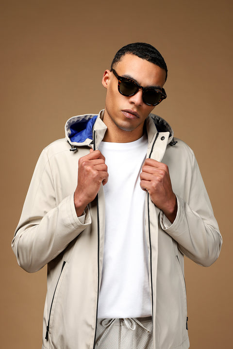 Stone Hooded Sport Seasonal Jacket