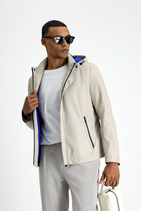 Stone Hooded Sport Seasonal Jacket