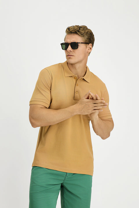 Safari Regular Fit Pamuk Cepli Polo Yaka Tişört