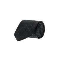 Black Patterned Tie