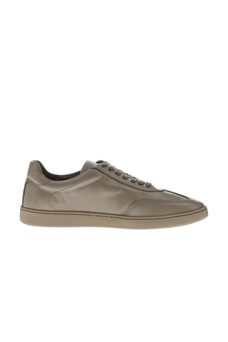 Orta Vizon Sneaker Deri Ayakkabı