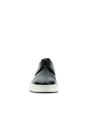 Siyah Techno-Line Sneaker Deri Ayakkabı