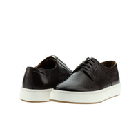 Medium Brown Techno-Line Leather Sneaker Shoes