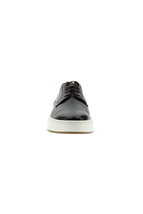 Medium Brown Techno-Line Leather Sneaker Shoes