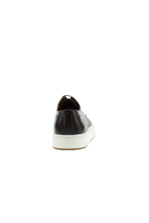 Medium Brown Techno-Line Leather Sneaker Shoes
