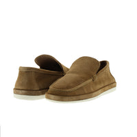 Tan Suede Casual Loafer Leather Shoes