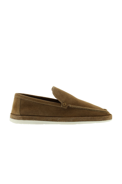 Tan Suede Casual Loafer Leather Shoes