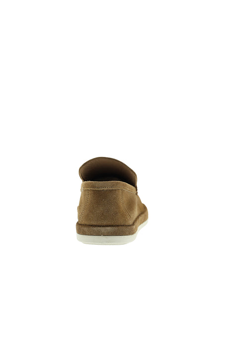 Tan Suede Casual Loafer Leather Shoes