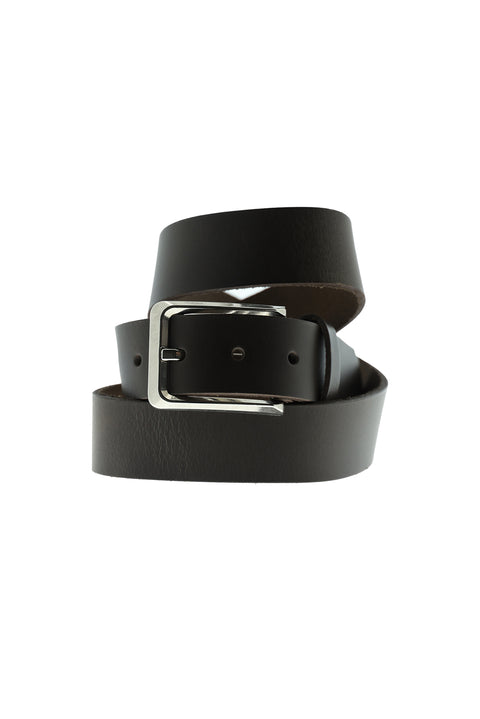 Dark Brown Classic Leather Belt